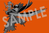 「戦国妖狐 新装版」2巻購入特典のイラストカード表（メロンブックス）。