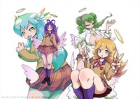 「ビックリメン 私立メイドン女学院」第1話カラー扉。