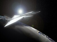 TVアニメ「ストラトス・フォー」の場面カット。