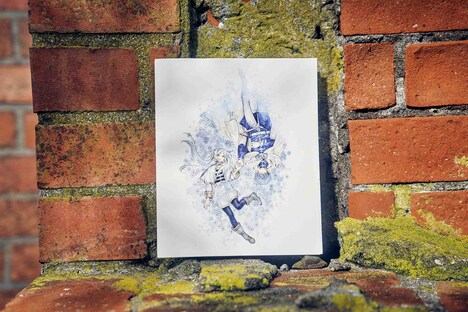 アベツカサの描き下ろしイラストをあしらったブックレット。