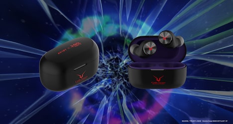 ワイヤレスイヤホンのデザイン。