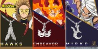 「TVアニメ『僕のヒーローアカデミア』モチーフネックレス」告知画像。