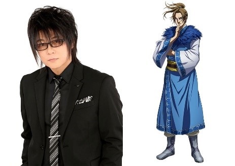 左から森川智之、李牧。