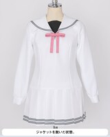 「藤野岬高校制服冬服」のジャケット下に着るワンピース。