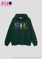 「黄金の風（ジョジョの奇妙な冒険）｜ルーズフィットパーカー」 (c)LUCKY LAND COMMUNICATIONS/集英社・ジョジョの奇妙な冒険GW製作委員会