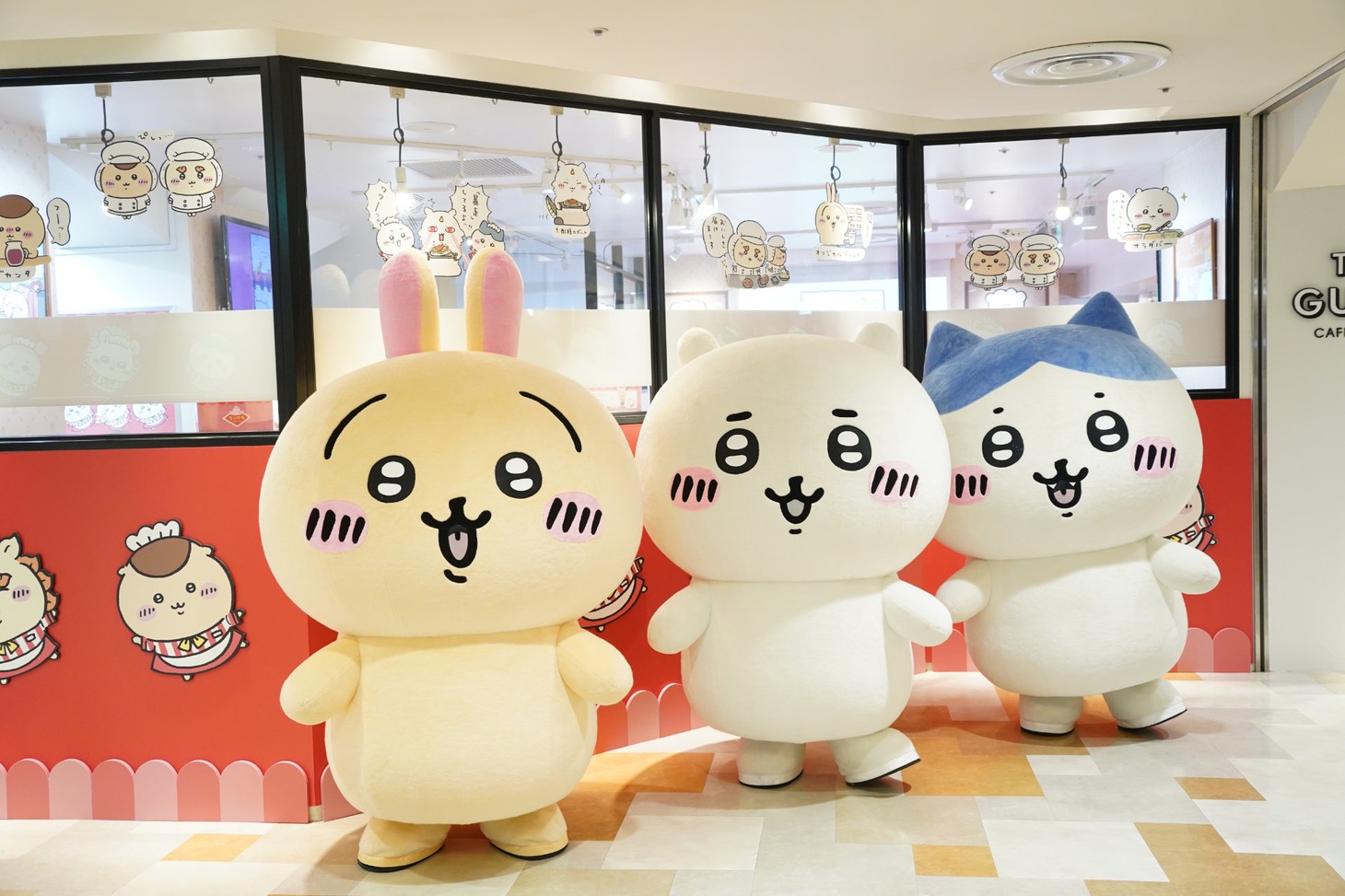 うさぎ、ちいかわ、ハチワレ。