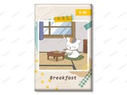 「描き下ろしイラスト ニャンコ先生の1日ver. トレーディング缶バッジ」のアニメイト限定BOX購入特典。