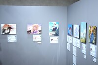 「『EGAKU -draw the song-』展」の様子。