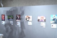 「『EGAKU -draw the song-』展」の様子。