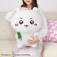 「PCクッション ちいかわ いっしょにお勉強！」のぬいぐるみ型クッション部分。