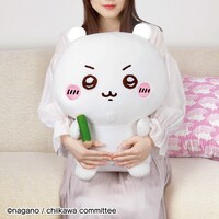 「PCクッション ちいかわ いっしょにお勉強！」のぬいぐるみ型クッション部分。