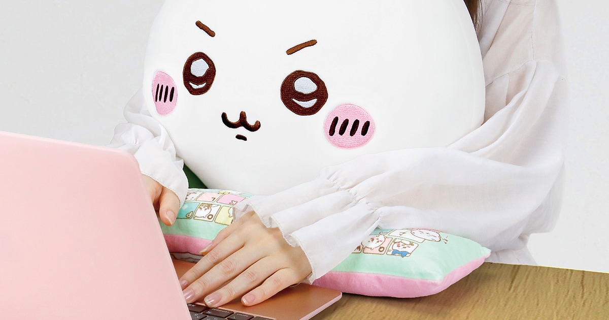 つらい労働も試験勉強もがんばれる！やる気に満ちた表情のちいかわPC 