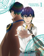 TVアニメ「帰還者の魔法は特別です」のBlu-ray / DVD1巻のジャケット。