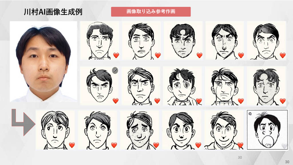 「TEZUKA2023 ブラック・ジャック 機械の心臓-Heartbeat Mark II」お披露目会で発表されたスライド資料。