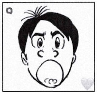 川村さんの顔写真をもとに、AIが作成した川村のキャラクター画像。