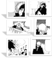 ネーム作成では単行本のコマを1つずつ分割し、AIに学習させる。