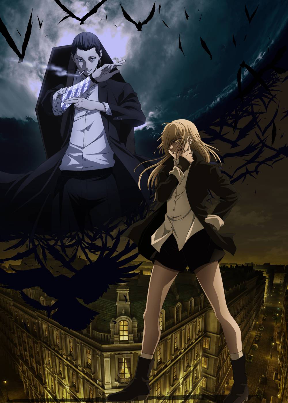 TVアニメ「魔女と野獣」ロゴなしキービジュアル  (c)佐竹幸典・講談社／「魔女と野獣」製作委員会