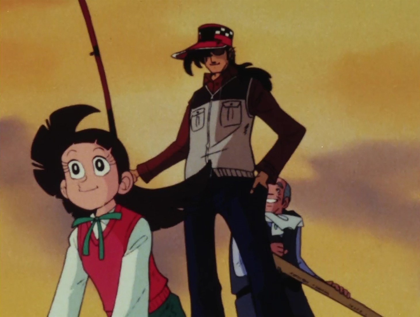 アニメ「釣りキチ三平」より。