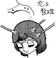 AI生成画像をもとに人が考案したキャラクターデザイン（マリア）。