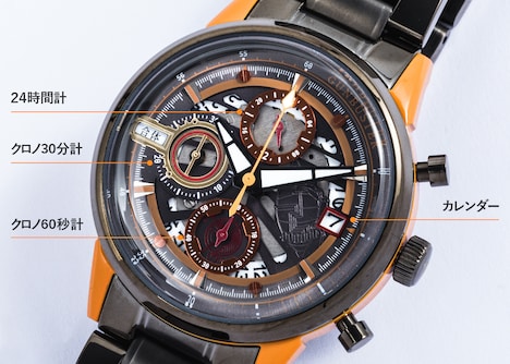 ガンバスターモデルの腕時計。