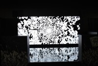 「ハプティクスブース『記憶の光』」の様子。 (c)SHUEISHA (c)原泰久/集英社