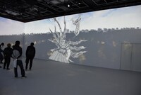 「イマーシブ体験『挑戦の光』」の様子。 (c)SHUEISHA (c)原泰久/集英社