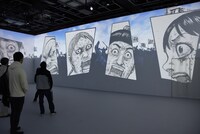 「イマーシブ体験『挑戦の光』」の様子。 (c)SHUEISHA (c)原泰久/集英社