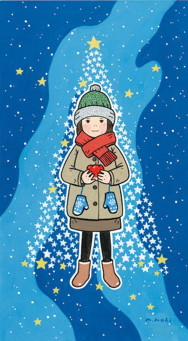 「Bande dessinee - クリスマス バンドデシネ展」キービジュアル（illustration 森雅之）