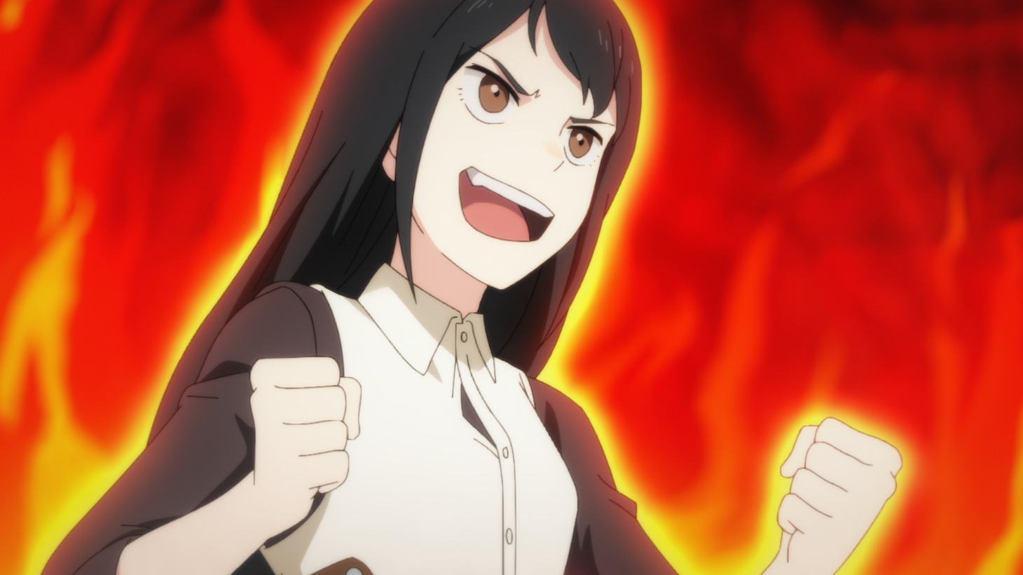 第8話「森の住人との邂逅」より。 (c)門司柿家/アース・スター エンターテイメント/Sランク娘製作委員会