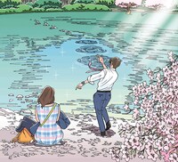 わたせせいぞうによるイラスト。