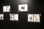 原画展示コーナー。