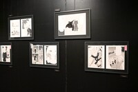 原画展示コーナー。