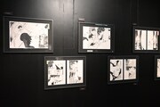 原画展示コーナー。