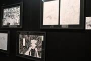 原画展示コーナー。