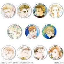 「月の子 MOON CHILD」「輝夜姫」「秘密 －トップ・シークレット－」など清水玲子作品のメインキャラを集めた缶バッジ。