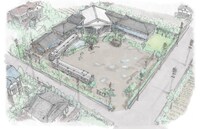 トモエ学園の美術ボード。