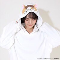 「ハイキュー!!もふもふ着る毛布 ケンマネコ」着用イメージ