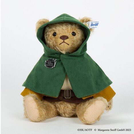 「『進撃の巨人』10周年記念グッズ 進撃の巨人×シュタイフ エレン・イェーガーテディベア」