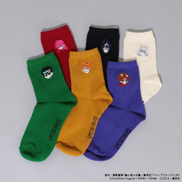 「幽☆遊☆白書 刺繍ソックス」