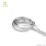 「忍たま乱太郎 ダブルリングネックレス（土井半助＆山田利吉Ver.） シルバー」