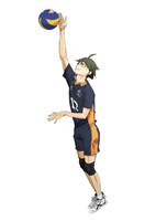 ミドルブロッカー・山口忠のアクションビジュアル。