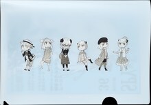 MEN’S NON-NO2024年1・2月号合併号増刊の付録「『SPY×FAMILY』クリアファイル」（裏）。 (c)MEN’S NON-NO 2024年1・2月合併号／集英社 (c)遠藤達哉／集英社