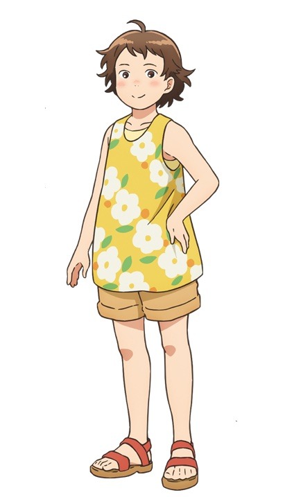 結川あさき（CV：結川あさき）好奇心旺盛で元気いっぱいな、人間の女の子。縁ヶ森小学校3年生。知らない相手にも挨拶できるような社交性も持っている。幼い頃行方不明になった父親に対して、複雑な思いを抱えている。近所に住むカラス天狗のジローと、年齢を超えて仲がいい。(c)noho・イースト・プレス/「となりの妖怪さん」製作委員会