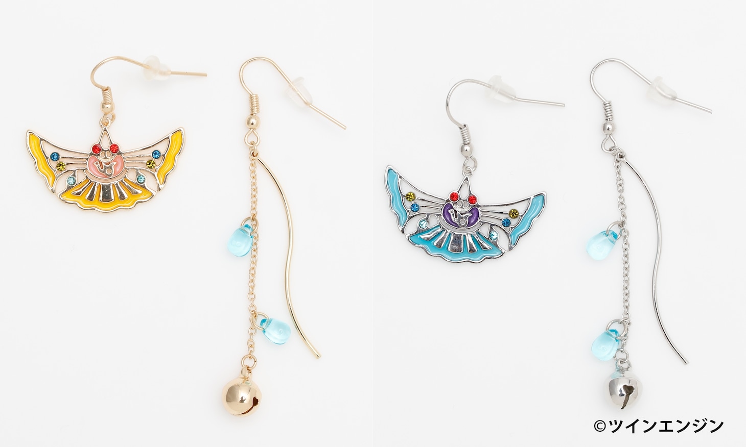 「天秤ピアス《カヤ×モノノ怪コラボ》」。価格は各3300円。