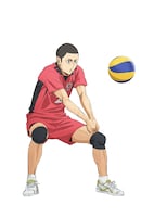 ウイングスパイカー・海信行のアクションビジュアル。