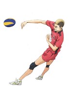 ウイングスパイカー・山本猛虎のアクションビジュアル。