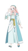 ニナ(CV:田中美海)。フォルトナ国で孤児として暮らしていた少女。深い瑠璃色の瞳を持つ。アズールに見出され、王女アリシャとして生きることに。天真爛漫だが意志は強く、ときに大胆な行動で周囲を驚かせる。
