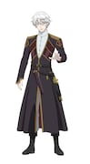 セト(CV:内山昂輝)。大国ガルガダの第一王子。血のような赤い瞳を持つ。若くして数々の武功を挙げ、「戦神」として称えられる一方で、その冷酷な発言、振る舞いが畏怖の対象となっている。「ニィナ」というオウムにしか心を許さない。