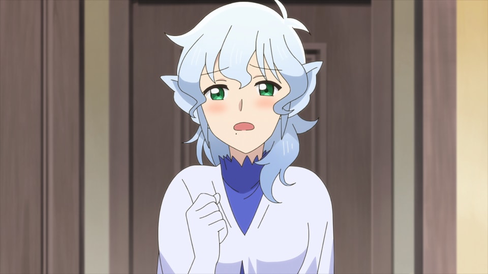 TVアニメ「とあるおっさんのVRMMO活動記」第10話の場面カット。