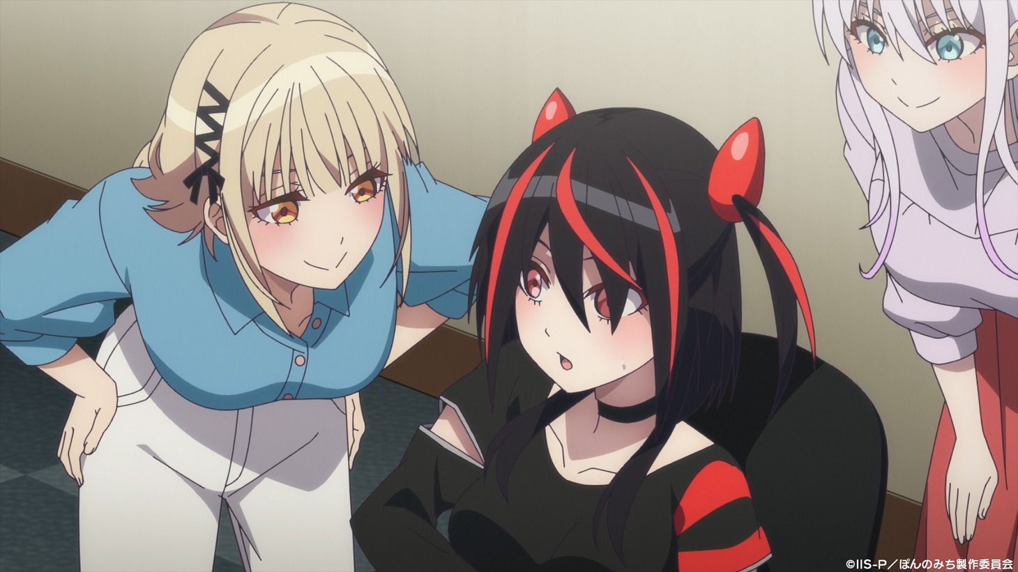 TVアニメ「ぽんのみち」江見跳のキャラクターPVの場面カット。